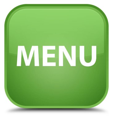Menü özel yumuşak yeşil kare düğme
