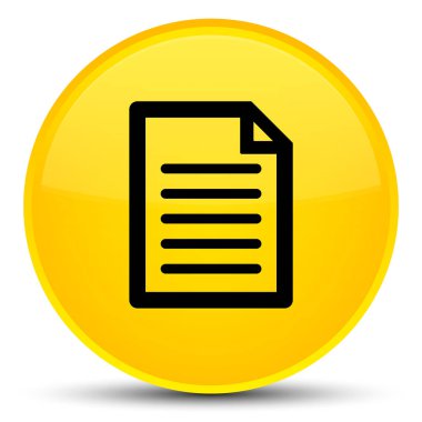 Sayfa simgesi özel sarı yuvarlak düğmesi