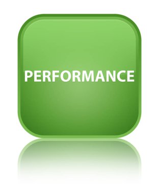 Performans özel yumuşak yeşil kare düğme