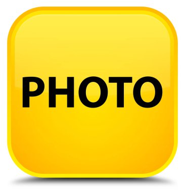 Fotoğraf özel sarı kare düğme