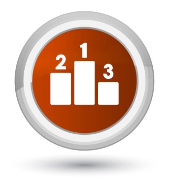 Podyum kutsal kişilerin resmi ana kahverengi yuvarlak düğme