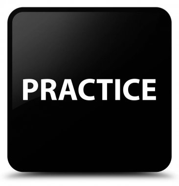 Uygulama siyah kare düğme