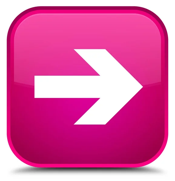 Next arrow icon special pink square button — Stock Photo, Image