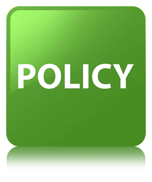 Policy soft green square button