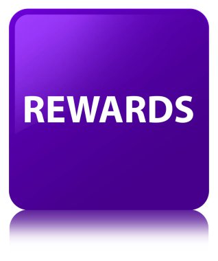 Ödüller kare düğme mor