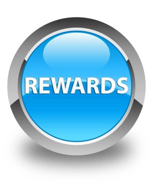 Senin parlak mavi mavi yuvarlak düğme