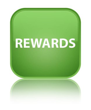 Ödüller özel yumuşak yeşil kare düğme