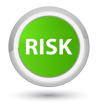 Risk asal yumuşak yeşil yuvarlak düğmesi