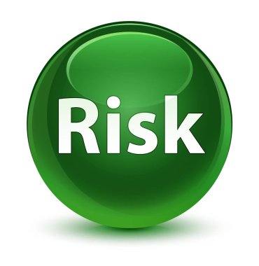 Risk cam gibi yumuşak yeşil yuvarlak düğmesi