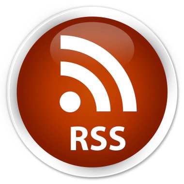 RSS sigorta primi kahverengi yuvarlak düğmesi