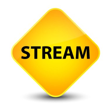 Akış zarif sarı elmas düğmesi