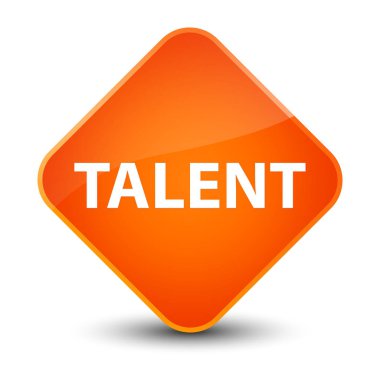 Yetenek zarif Turuncu elmas düğmesi