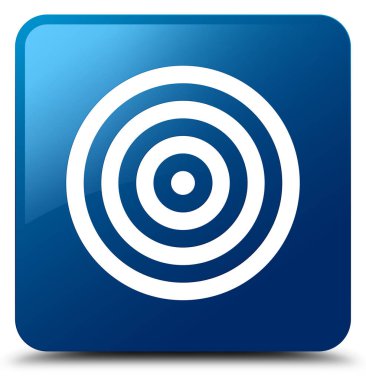 Hedef simgesi mavi kare düğme