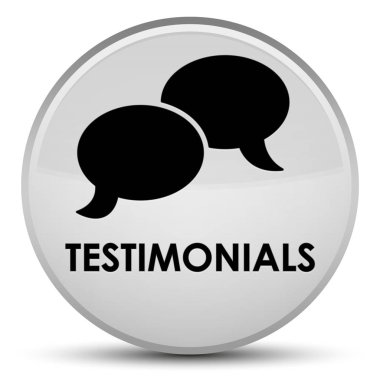 Referansları (sohbet simgesi) özel beyaz yuvarlak düğmesi