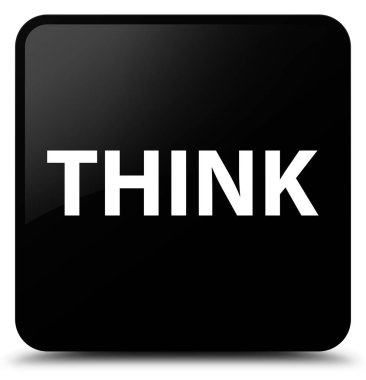 Siyah kare düğme düşünüyorum