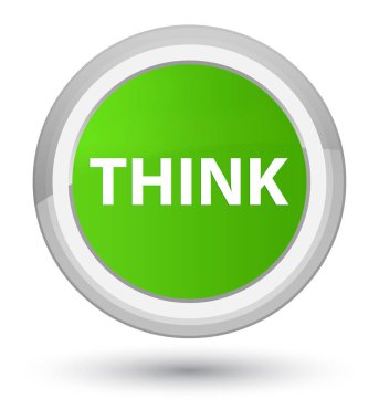 Asal yumuşak yeşil yuvarlak düğmeye düşünüyorum