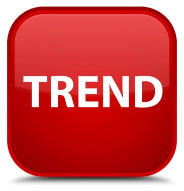 Eğilim özel kırmızı kare düğme