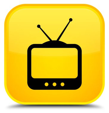 TV kutsal kişilerin resmi özel sarı kare düğme