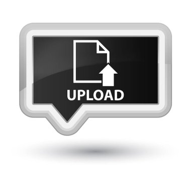 Yükle (Belge simgesi) asal siyah bayrak düğmesini