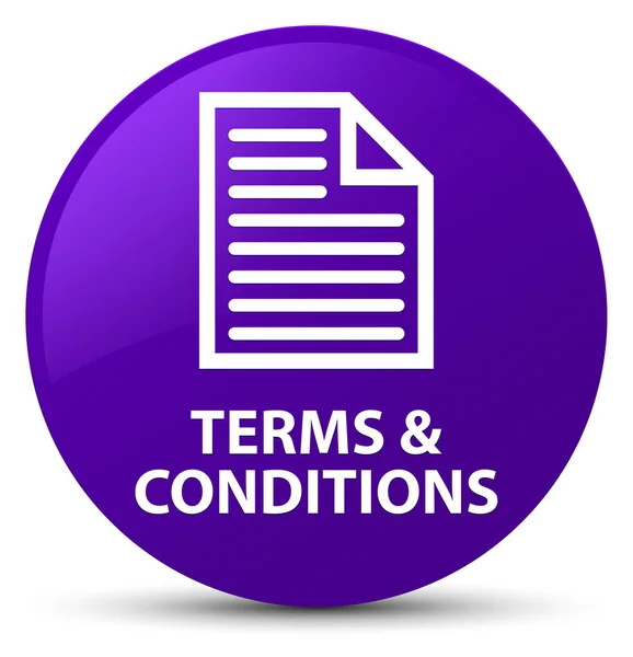 Terms and conditions (page icon) purple round button