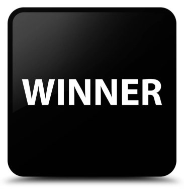 Kazanan siyah kare düğme