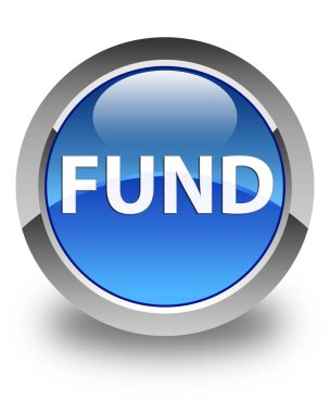 Fon parlak mavi yuvarlak düğme