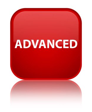 Gelişmiş özel kırmızı kare düğmesini