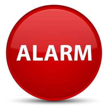 Alarm özel kırmızı yuvarlak düğmesi