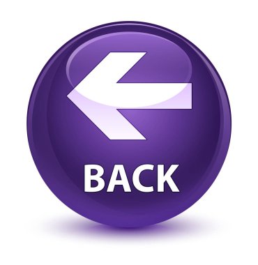 Geri camsı mor yuvarlak düğmesi