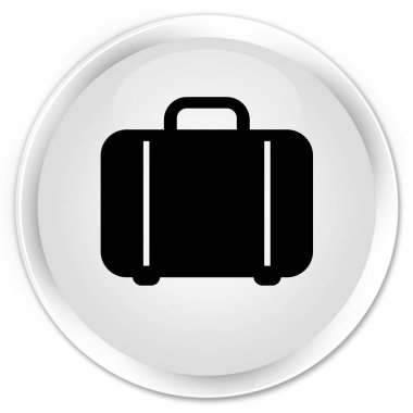 Çanta simge sigorta primi beyaz yuvarlak düğmesi