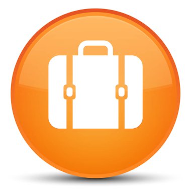 Çanta kutsal kişilerin resmi özel turuncu yuvarlak düğme