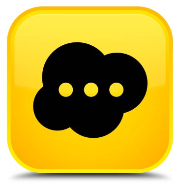 Beyin kutsal kişilerin resmi özel sarı kare düğme