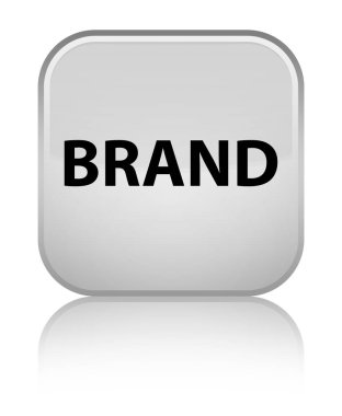 Marka özel beyaz kare düğme