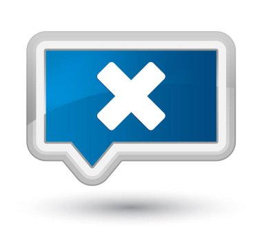 Simge baş mavi bayrak düğmesini iptal