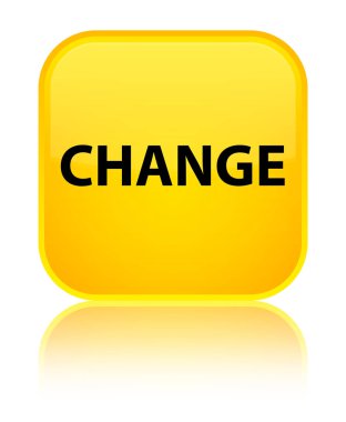 Değişikliği özel sarı kare düğme
