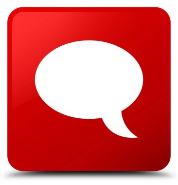 Sohbet simgesi kırmızı kare tuşuna
