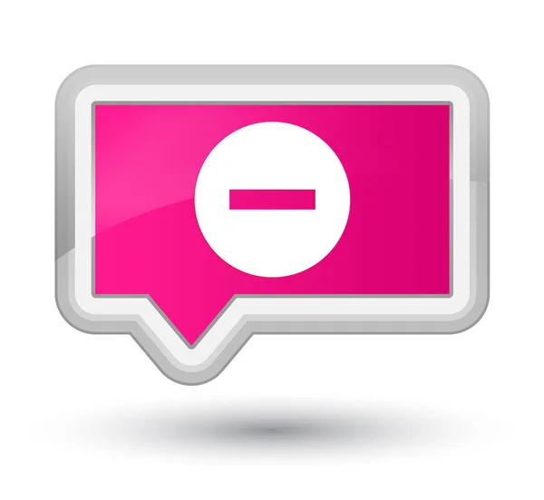 Mégse ikon elsődleges rózsaszín banner gomb — Stock Fotó