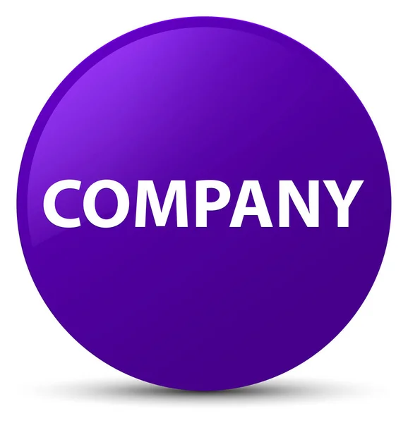 Company purple round button — Stock Photo, Image