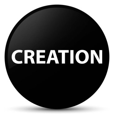 Oluşturma siyah yuvarlak düğmesi