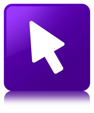 İmleç simgesi mor kare düğme