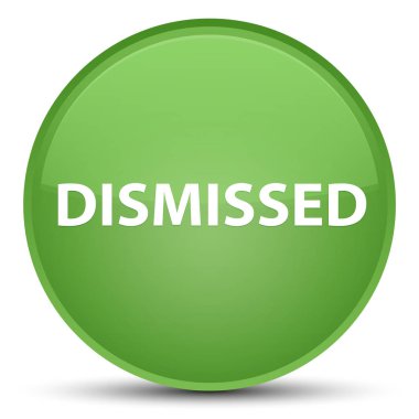 Özel yumuşak yeşil yuvarlak düğmeye reddetti