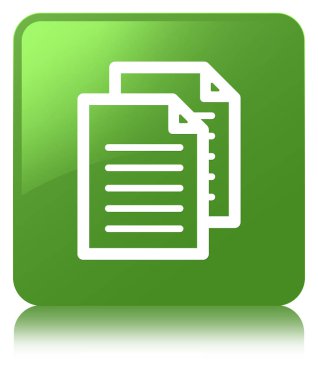 Belgeler simgesini yumuşak yeşil kare düğme