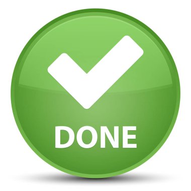 (Simge doğrulama) özel yumuşak yeşil yuvarlak düğmesi