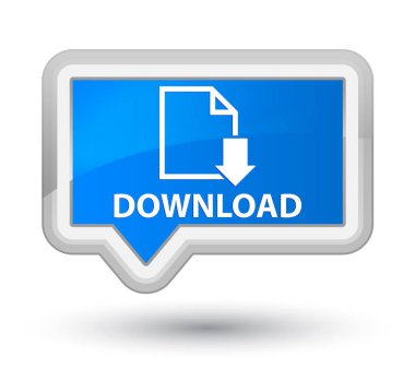 (Belge simgesi) asal camgöbeği mavi bayrak düğmesini indir