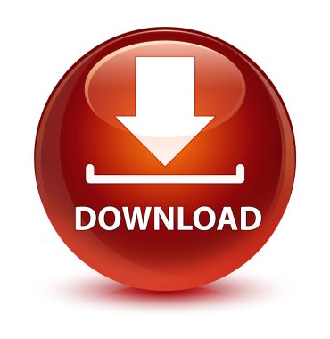 Cam gibi kahverengi yuvarlak düğmesini indir