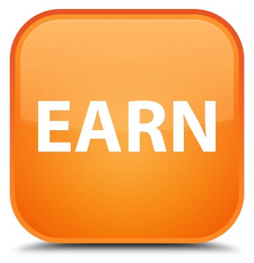 Özel turuncu kare düğme kazanmak