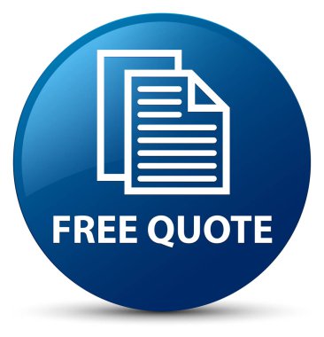 Ücretsiz fiyat teklifi mavi yuvarlak düğmesi