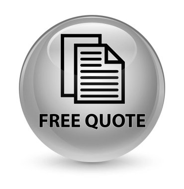 Ücretsiz fiyat teklifi camsı beyaz yuvarlak düğmesi