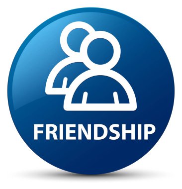 Dostluk (grup simgesi) mavi yuvarlak düğmesi