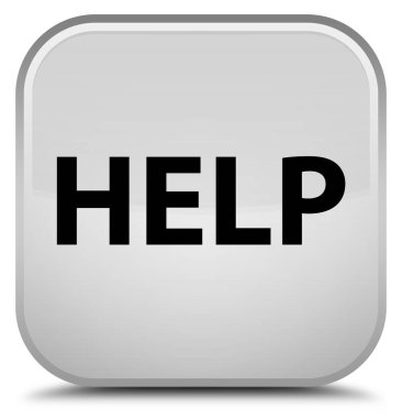 Özel beyaz kare düğme yardım